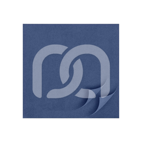 SERVIETTES 39X39 BLEU OCEAN 3PLIS (100)