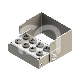 PLUG IN - 8 PERFORATIES (1) : DEKSEL:ZONDER, HOOFDKLEUR:GRIJS, SNUIFJE:FG/CA, MATERIALEN:INOX