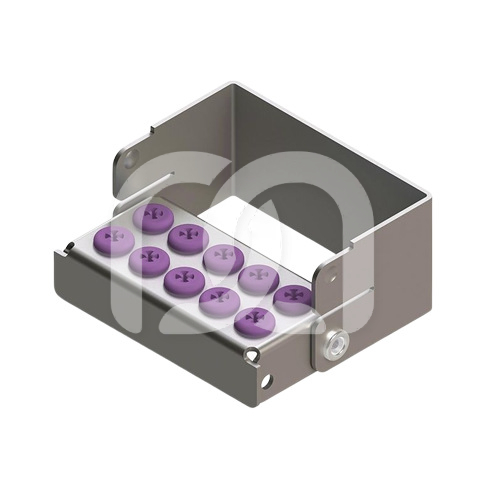 PLUG IN  BORENHOUDER MET 10 PERFORATIES
