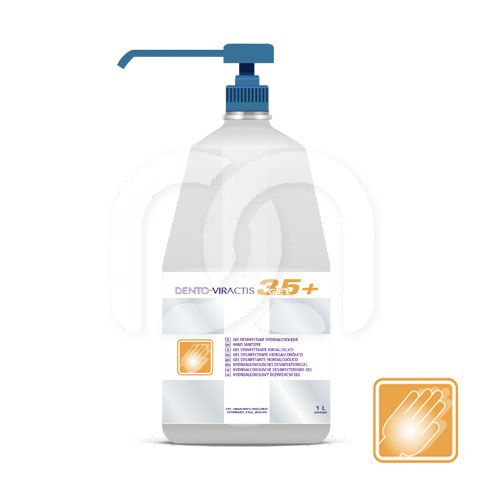DENTO-VIRACTIS 35+ GEL HYDRO-ALCOOLIQUE - FLACON DE 1 LITRE AVEC POMPE