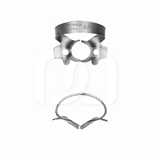 SATIN STEEL RUBBERDAMKLEMMEN