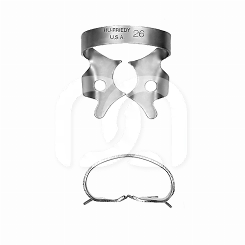 SATIN STEEL RUBBERDAMKLEMMEN