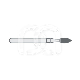 DIAMANTENFREZEN FOTTB INTENSIV (6) : ISO:ISO 017, LENGTE KOP:3.0000 MILLIMETRE, TOTALE LENGTE:19.0000 MILLIMETRE, KORREL DIAMANTBOREN:DUN