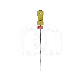 HYFLEX K-FILES STERIEL (6) : N&deg;:N&deg;20, LENGTE:21 MM