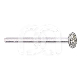 FR. DIAM. ROUE FG 909.314 (5) : ISO:ISO 040, LONGUEUR T&Ecirc;TE:0 MM, LONGUEUR TOTALE:19 MM, GRAIN FRAISES DIAMANT&Eacute;ES:MOYEN