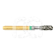 Diamanten Boor Peervorm FG S6830RL.314.012 (5) : ISO:ISO 018, LENGTE KOP:0 MM, TOTALE LENGTE:19 MM, KORREL DIAMANTBOREN:VET