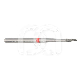 Diamanten Boor Vlam Grove Korrel FG (5) : ISO:ISO 009, LENGTE KOP:0 MM, TOTALE LENGTE:19 MM, KORREL DIAMANTBOREN:DUN