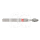 FRAISE DIAMANTÉE OEUF 014 FG 379.314.014 (5) : ISO:ISO 016, LONGUEUR T&Ecirc;TE:0 MM, LONGUEUR TOTALE:19 MM, GRAIN FRAISES DIAMANT&Eacute;ES:FIN