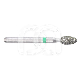 Frees Diamant Eivorm 014 FG 379.314.014 (5) : ISO:ISO 023, LENGTE KOP:0 MM, TOTALE LENGTE:19 MM, KORREL DIAMANTBOREN:SUPERGROOT