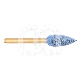 Polisher Zirkonia Vlam FG 94020C.314.030 (5) : VORM VAN BOOR EN POLISHER:VLAM, HOOFDKLEUR:BLAUW, GRAAN:VET