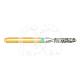 Diamanten Frees Torpedovorm FG (5 Stuks) : ISO:ISO 012, LENGTE KOP:0 MM, TOTALE LENGTE:19 MM, KORREL DIAMANTBOREN:VET