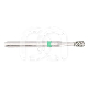 Diamanten Boor Peervorm 012 FG 830.313.012 (5) : ISO:ISO 014, LENGTE KOP:0 MM, TOTALE LENGTE:19 MM, KORREL DIAMANTBOREN:VET