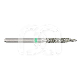 FR. DIAM. FLAMME FG 863.314.012 (5) : ISO:ISO 016, LONGUEUR T&Ecirc;TE:0 MM, LONGUEUR TOTALE:19 MM, GRAIN FRAISES DIAMANT&Eacute;ES:GROS