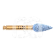 Polijststeen In Diamant Zirconia Vlam CA (10) : VORM VAN BOOR EN POLISHER:VLAM, HOOFDKLEUR:BLAUW, GRAAN:VET