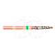 Diamanten Boor Torpedo FG KP6878K.314 (5) : ISO:ISO 016, LENGTE KOP:0 MM, TOTALE LENGTE:19 MM, KORREL DIAMANTBOREN:VET