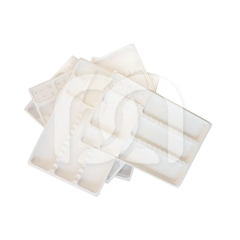Wegwerp Trays Biologisch Afbreekbaar met Compartimenten 28x18 cm (200)