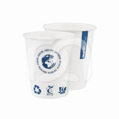 Papieren Bekers Wit 180 ml Zonder Plastic (2000)
