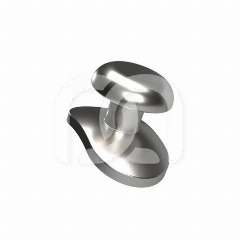Cleat Lingual à Coller Base Ovale Courbe (10)