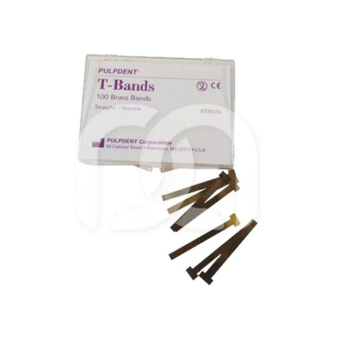 Matrices T-Band Droites en Laiton Auto-Rétentives (100)