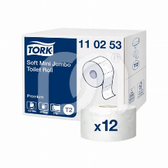 Toiletpapier Mini Jumbo Grote Capaciteit (12 Rollen)