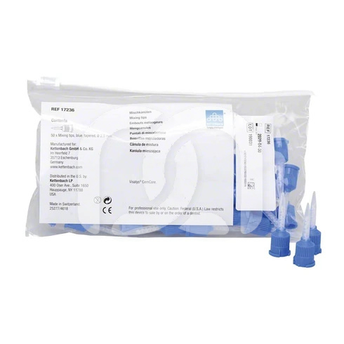 Embouts Mélangeurs Bleus Bout Pointu 2,5 mm (50)