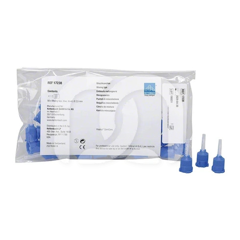 Mengtips Blauw Rond Uiteinde 2,5 mm (50 Stuks)