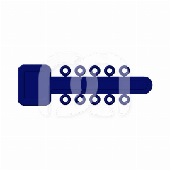 Ligatures Élastomériques Transparentes (104 x 10)