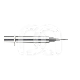 Cilindrische Boor Compatibel Met Wieland Ø2,5mm (Kop 6mm / Lengte 40mm) : N&deg;:DIAM 0,6MM, ISO:ISO 003, LENGTE KOP:1.5 MM, TOTALE LENGTE:40 MM