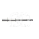Boor VHF Coated Cilindrisch Ø2,0mm (Kop 6mm + Lengte 40mm) : ISO:ISO 003, LENGTE KOP:6 MM, TOTALE LENGTE:40 MM