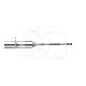 Fraise VHF Coated Cylindrique Ø2,0mm (Tête 6mm + Longueur 40mm) : ISO:ISO 003, LONGUEUR T&Ecirc;TE:3.5 MM, LONGUEUR TOTALE:40 MM