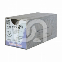 Sutures Vicryl Plus USP 4-0 3/8 Cercle 19 mm (12)