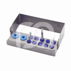 Porte-Fraises Plug'in Mixte Bleu (10 Fraises + 2 Inserts)