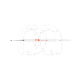 Penseel Kolinsky Evo Bionische Haren voor Keramiek (2) : N&deg;:N&deg;T10, HOOFDKLEUR:WIT