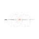 Penseel Kolinsky Evo Bionische Haren voor Keramiek (2) : N&deg;:N&deg;T4, HOOFDKLEUR:WIT