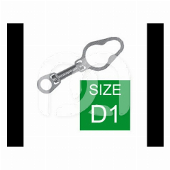Gesloten Orthodontische Veer met Oogjes 17mm (10)
