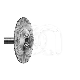 Borsteltje Geitenhaar 9638.900.220 (100) : VORM VAN BOOR EN POLISHER:ROND, DIAMETER:190 MM, GRAAN:EINDE