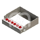 Borenhouder Plug'In 6 Perforaties H60 (1) : HOOFDKLEUR:ROOD, SNUIFJE:FG/CA