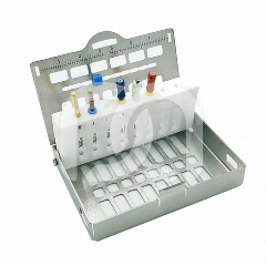 Cassette d'Endodontie Endo Pro 8 Perforations Gris (1)