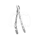 Davier Atraumair Diamanté N°45 Racines Inférieures (1) : N&deg;:N&deg;35, STRI&Eacute;:DIAMANT&Eacute;S, GENRE:ADULTE