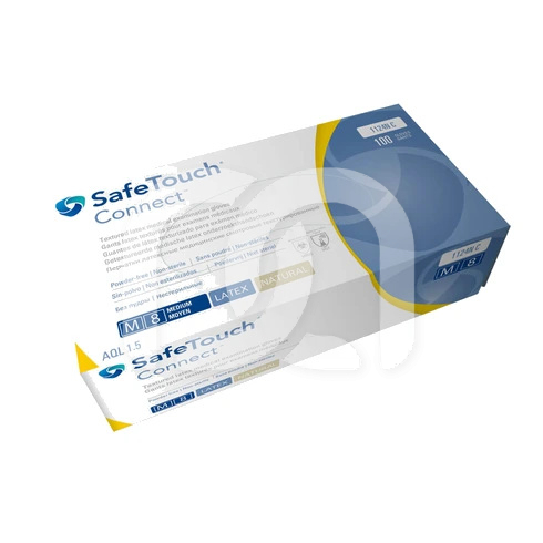 Handschoenen Latex SafeTouch Connect Poedervrij (100)