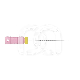 Reamers Endodontisch Manueel Lengte 21 mm (6) : N&deg;:N&deg;6, LENGTE:31 MM