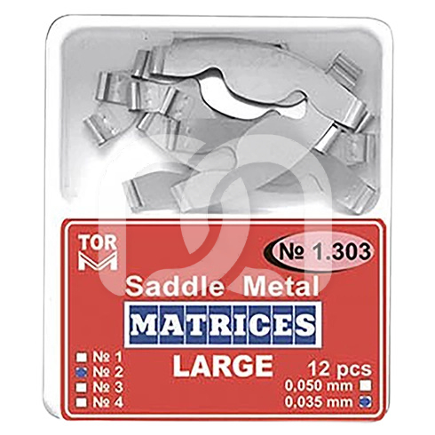 SADDLE METAL MATRICES PLATES