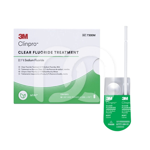 CLINPRO CLEAR FLUORURE (50 OU 100 X 0,5ML)