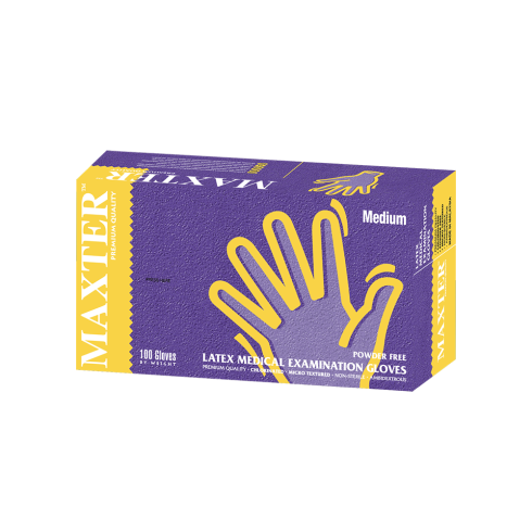 GANTS LATEX NON POUDRÉS (100)