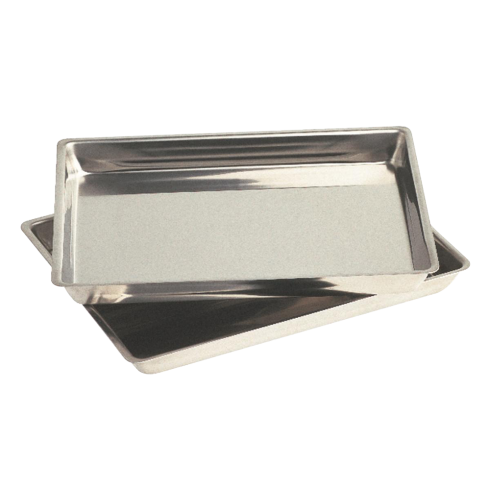 PLATEAU EN INOX NICHROMINOX (28X18CM) GRIS